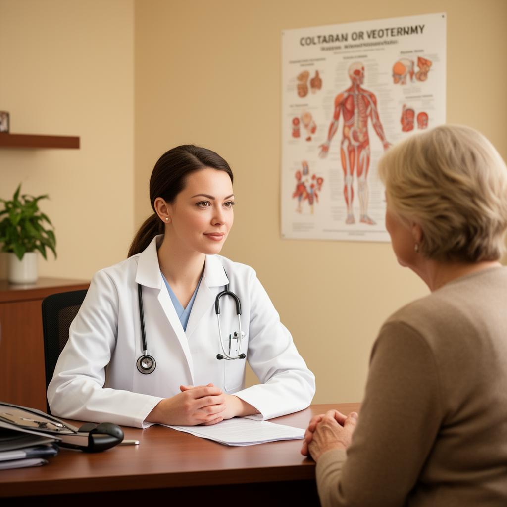 Doctor consulting with patient about brain health